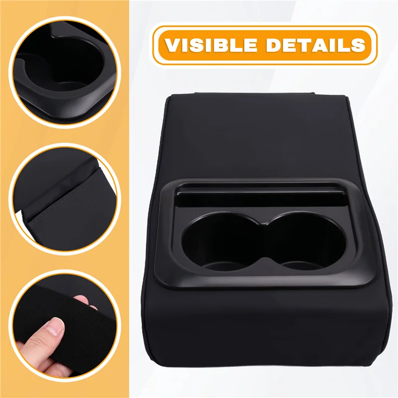 

L37A-Автомобильный подлокотник, противоусталостная подставка для локтя, универсальный центральный подлокотник с держателем для чашки на заднем сиденье