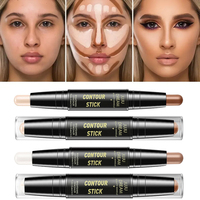 Double-ended Concealer Pen, Contour Stick Dual-purpose, Highlighter Stick, Nose Shadow Contouring Face, Covering Acne Marks