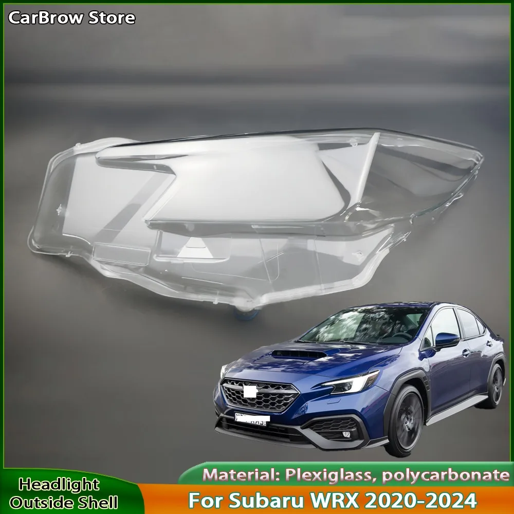 

For Subaru WRX 2020 2021 2022 2023 2024 Transparent Headlight Cover Lampshade Shell Headlamp Housing Durable Lens Plexiglass