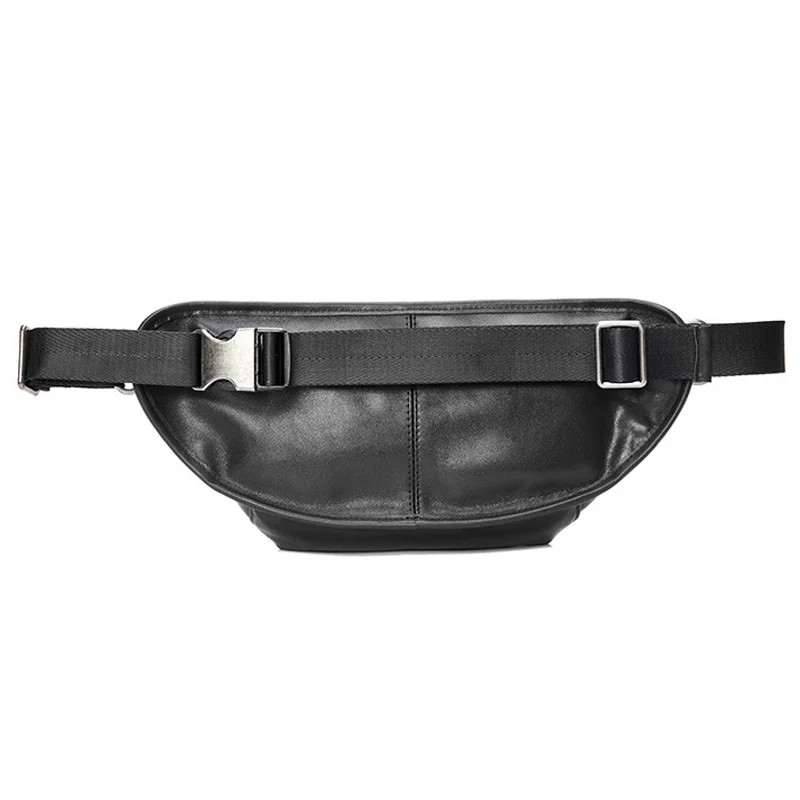 AETOO  Korean version of fashion Fanny pack men's genuine leather crossbody bag small bag leisure multi-functional soft cowhide