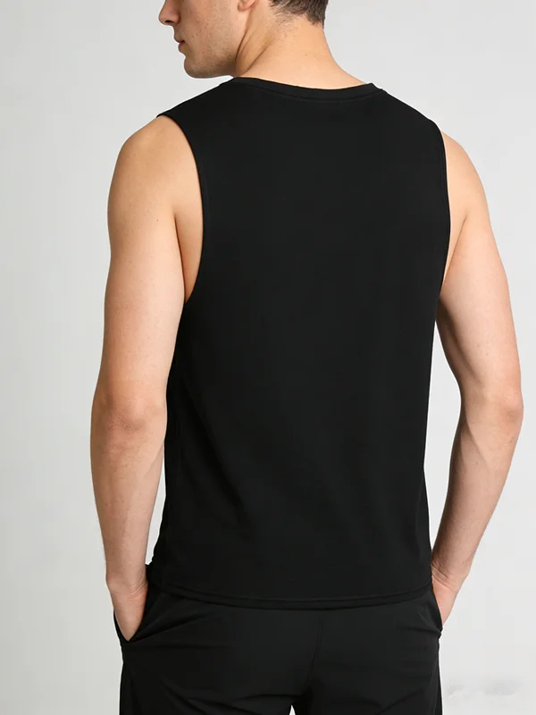 

Summer Men's Lightweight Quick-Drying Gym Tank Top Sleeveless Fitness Training Casual Vest Loose Bodybuilding Sports