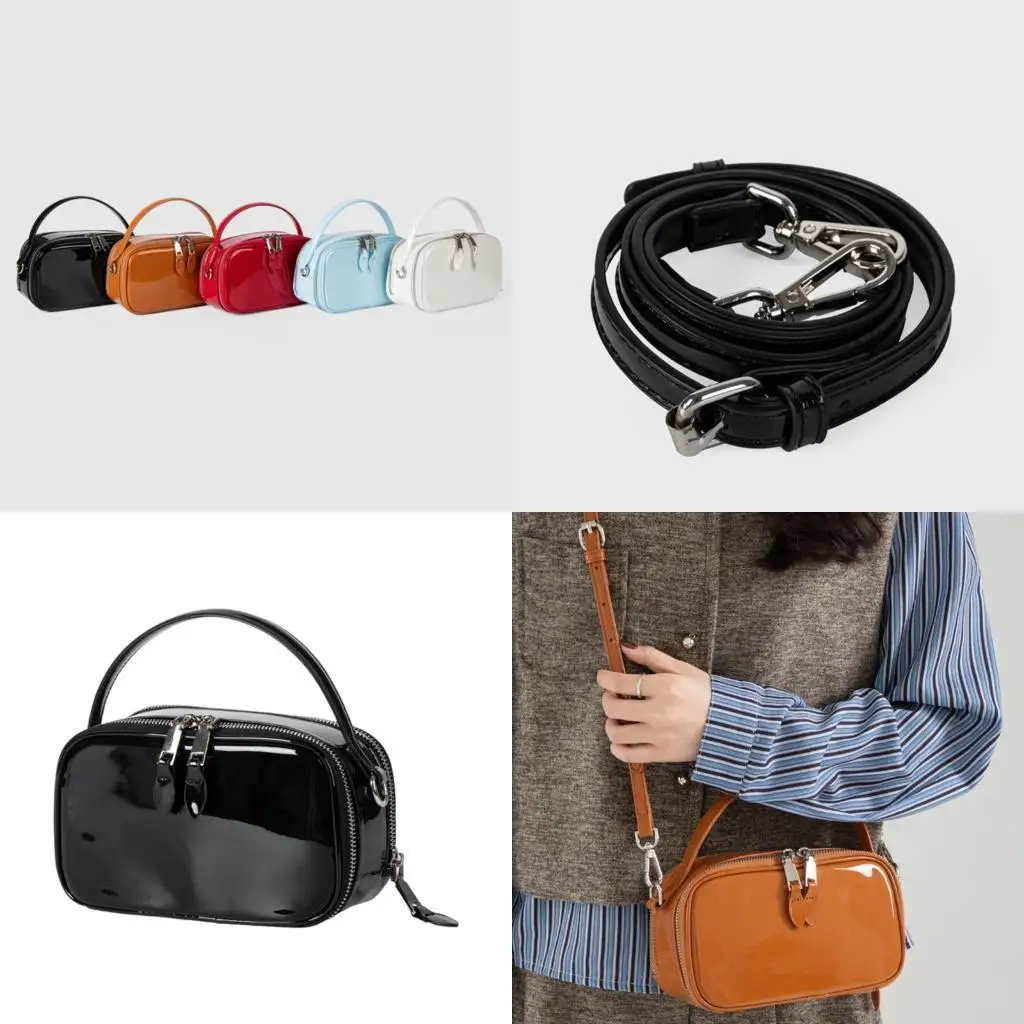 

D46D Женщины верхняя ручка с сумкой корейские стили с поперечим сумку Стильная сумка для плеча сплошная сумка ежедневная сумочка