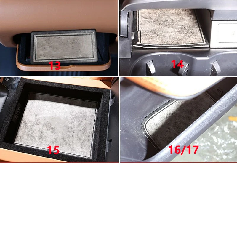 ل BYD هان 2020-2025 2021 2022 2023 2024 DM-i EV سيارة جلدية المضادة للانزلاق كأس حصيرة حماية بوابة فتحة وسادة حماية الباب وسادة حصيرة