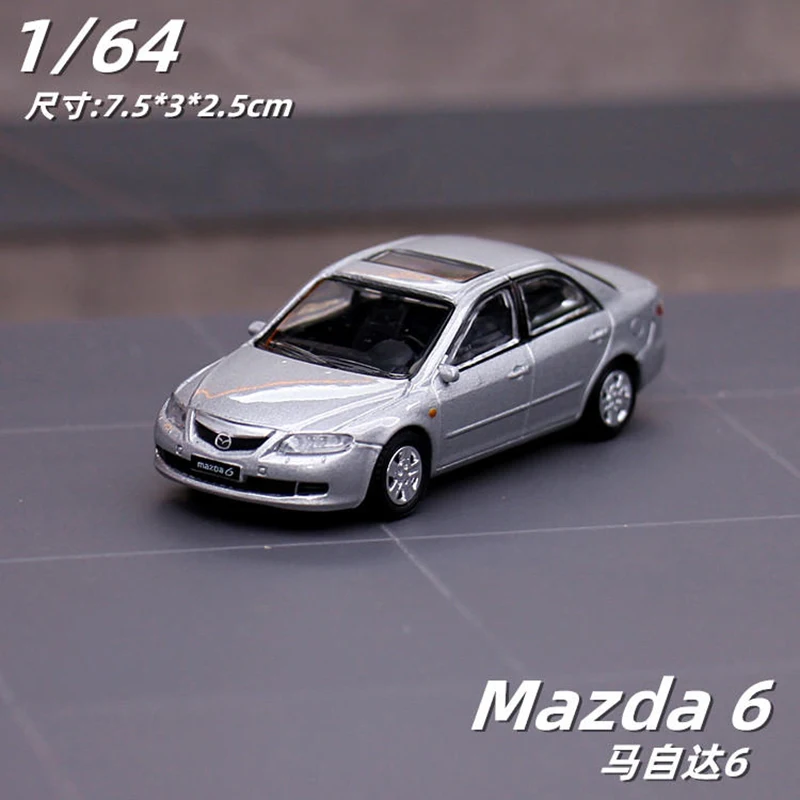 JKM 1:64 Mazda6 2008 Alloy Car Diecasts & Toy Vehicles Car Model Miniature Scale Model Car For Children