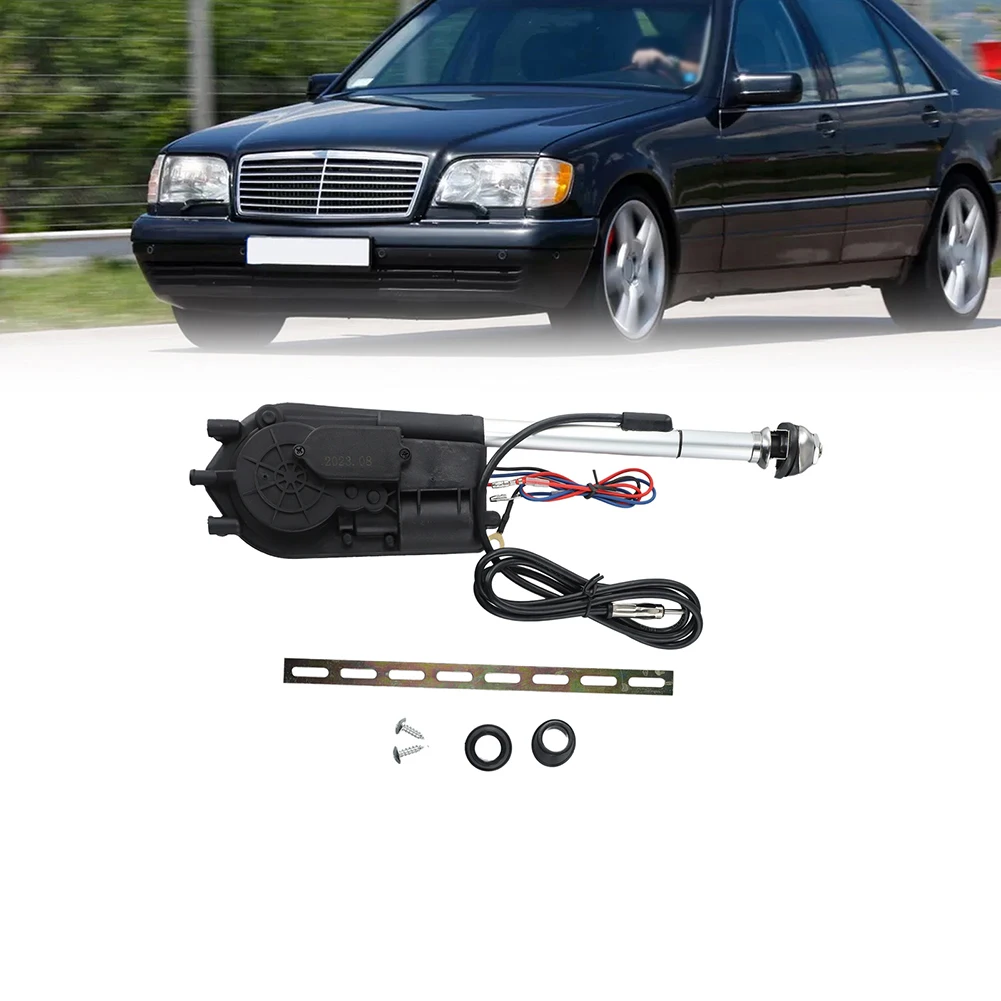 Power Antenna Kit Automatic Telescopic Antenna Performance Tested ABS+metal Anti-corrosion Easy To Use Control Line