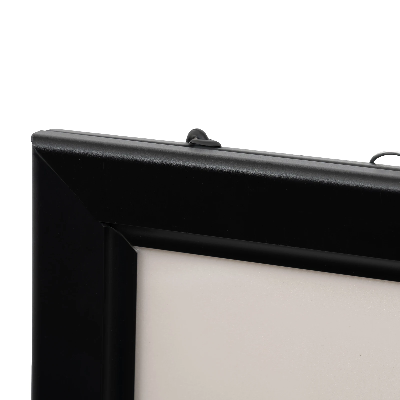 33X24inch Black LED Sign Light Box | Flip-Top Poster Frame, 18W, US Plug, Free Standing, 1.2m Cord