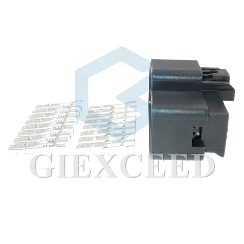 Imagen 2 del producto 1 Juego de enchufe eléctrico de coche de 16 pines, arnés de cables automático, carcasa de plástico, conector sin sellar, conjunto de CA con Terminal 13780071