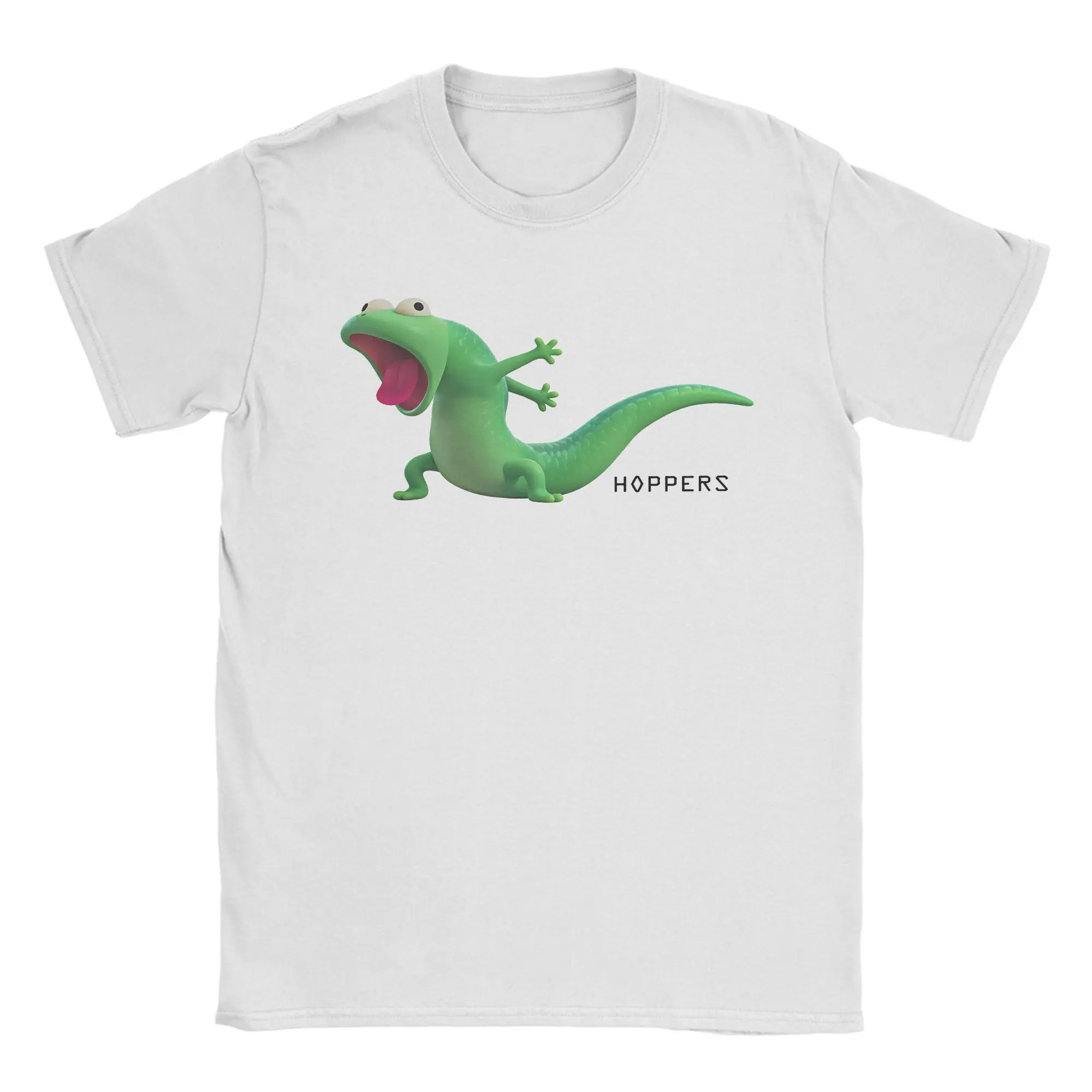 Lizard Yelling Funny Meme Hoppers Men Women's T Shirt  Funny Tee Shirt Short Sleeve O Neck T-Shirts 100% Cotton 4XL 5XL 6XL Tops