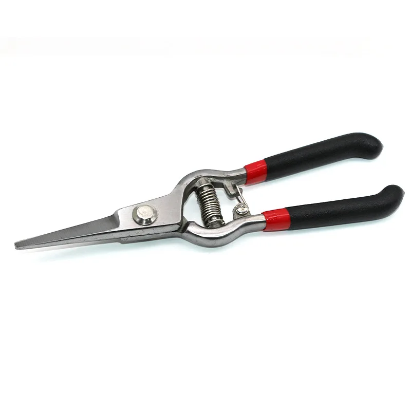 Garden Scissors Professional Sharp Bypass Pruning, Tree Trimmer Pruning, Garden Scissors Curved Mouth Flower and Wood Scissors