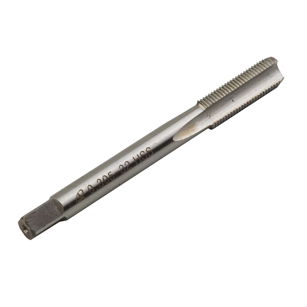 0.305 inch 32 for tpi HSS for tap Designed for Tire Valve Stem Threading 7.7mm x 0.794mm Pitch 3 Slot Taper for tap 72mm Length