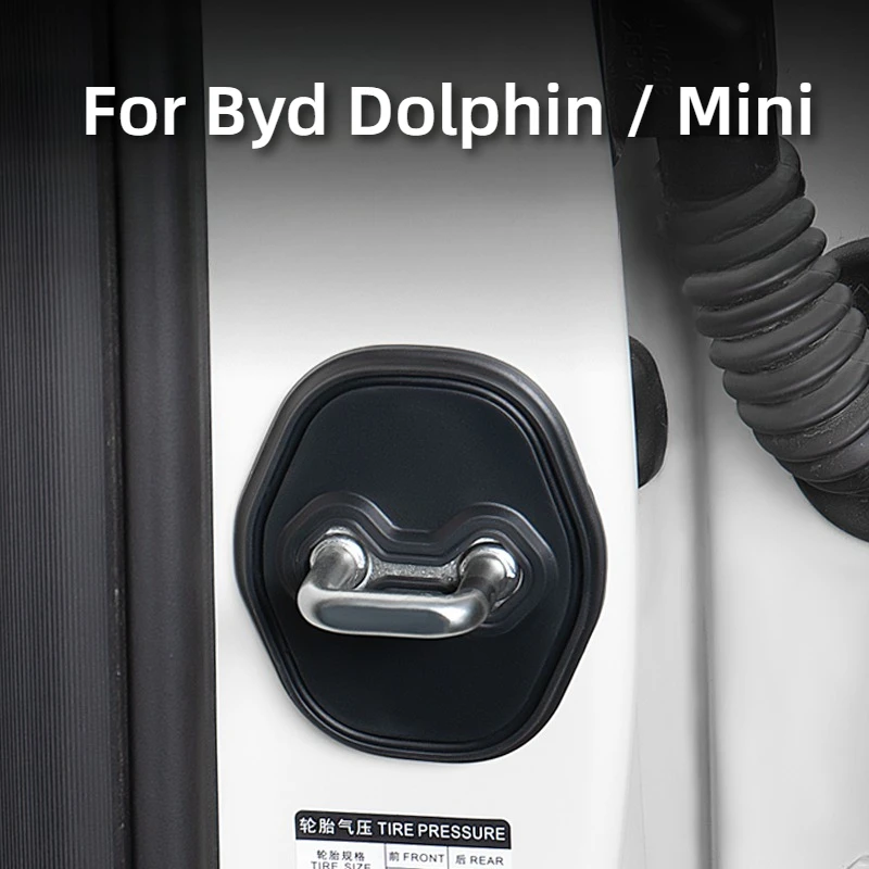 

For Byd Dolphin Surf Dolphin Mini Car Stainless Steel Door Lock Buckle Door Limiter Protective Cover Interior Modification Parts