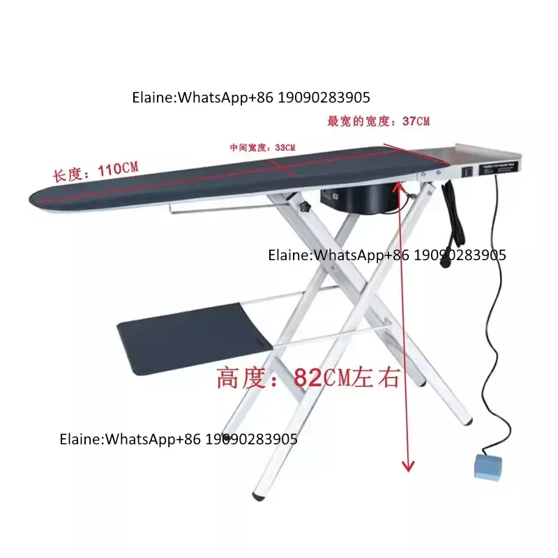 Factory Wholesale Electric Heating Motor & Engine Steam Ironing Table with Power 220V/110V