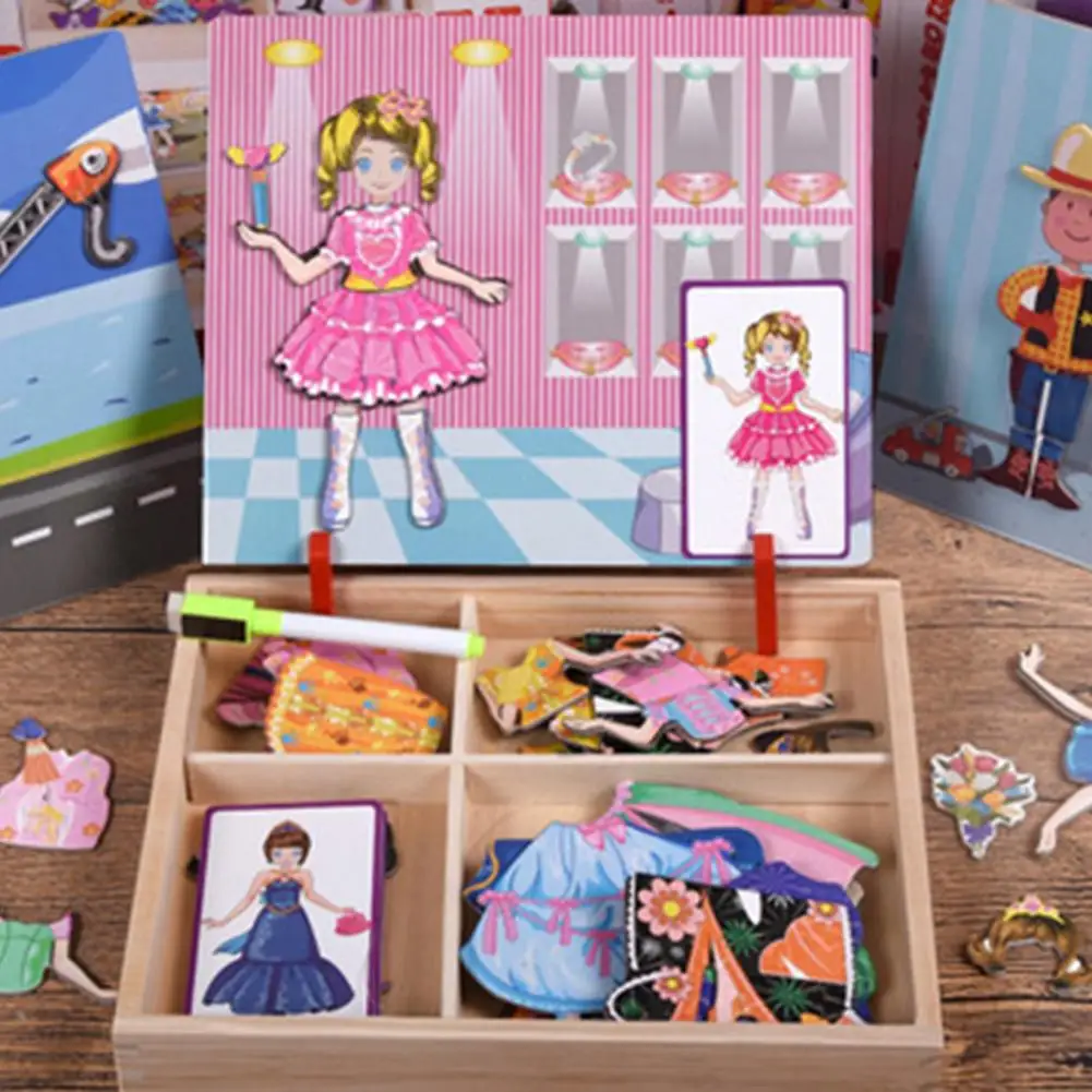 

Магнитная доска, обучающая настольная игра-головоломка с магнитными блоками для обучения логическому мышлению с функцией лица, тема автомобиля