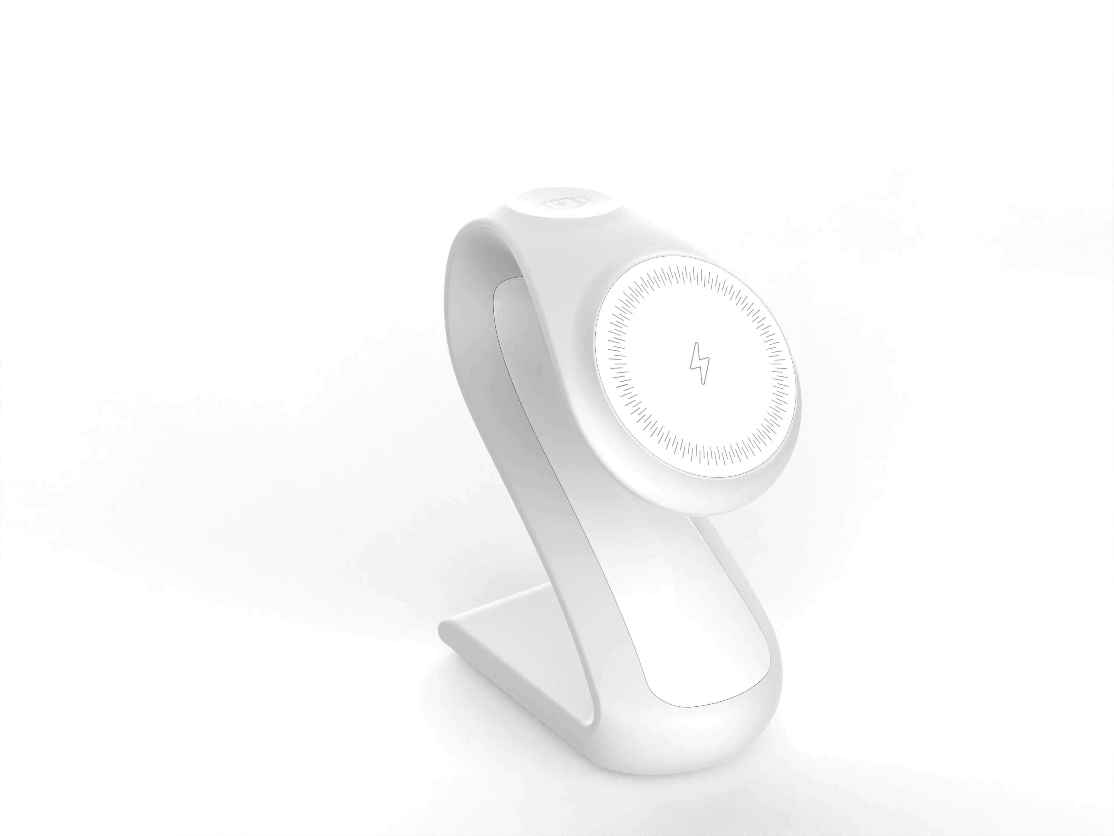 Magnetic Charging Stand Colorful Night Light Station 15w 3 in 1 RGB Wireless Charger With Running Led