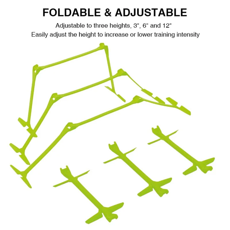 B93B-2 세트 조절 가능한 허들 및 콘 세트 민첩성 허들 디스크 콘 축구 스포츠 플라이오메트릭 속도 훈련용