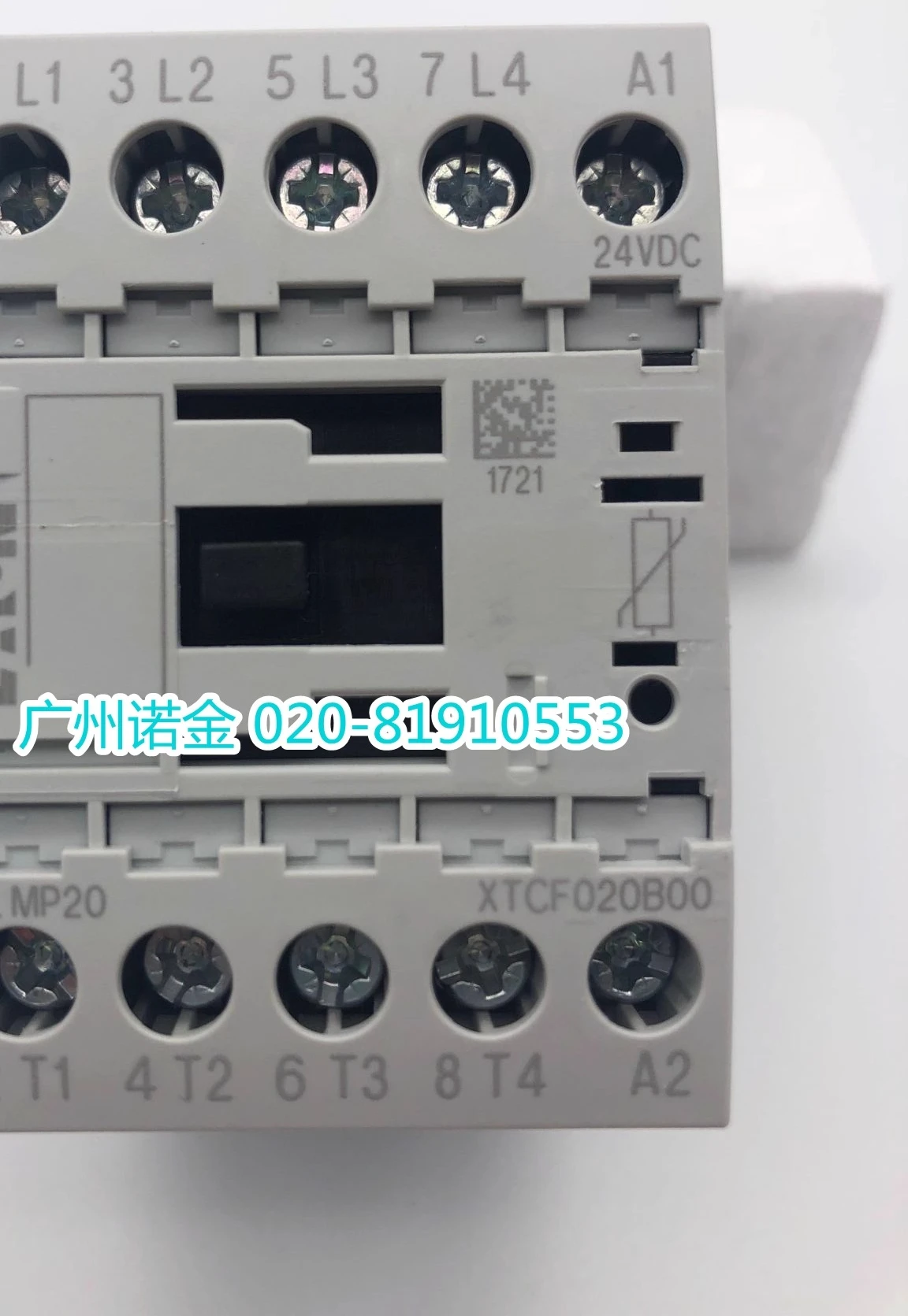 

EATON Eaton Muller XTCF020B00 DC Contactor DILMP20 New 4P Original 24VDC Spot
