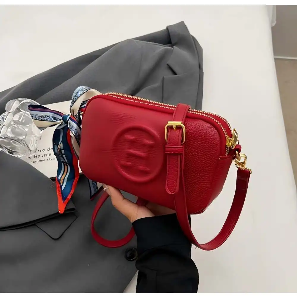 حقيبة دلو مصممة فاخرة ذات مظهر عالٍ حقيبة كاميرا جديدة بسحاب كتف حقيبة كروس عصرية ومتعددة الاستخدامات #6