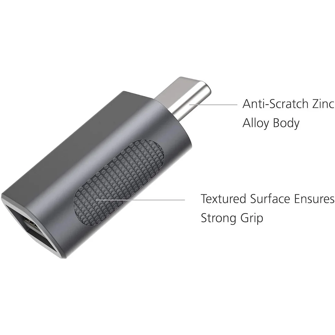محول T23C USB C إلى USB 2-Pack، نوع C ذكر إلى USB 3.0 أنثى محول OTG لأجهزة الكمبيوتر المحمولة والشواحن والمزيد