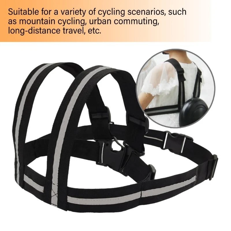 Chil Motorcycle Seats Belt Comfortable Adjustable Riding Harness Adjustable Safety Harness Comfortable Wearing for Kids