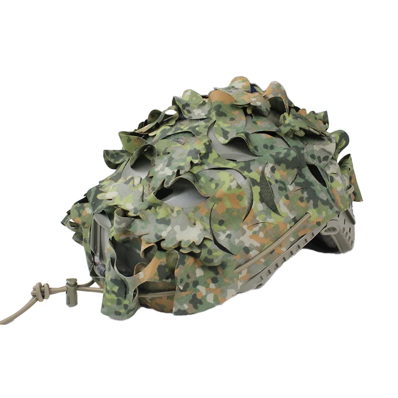 Funda para casco RÁPIDO Flecktarn Splittertarn NFP CADPAT Gorra de camuflaje personalizada camo