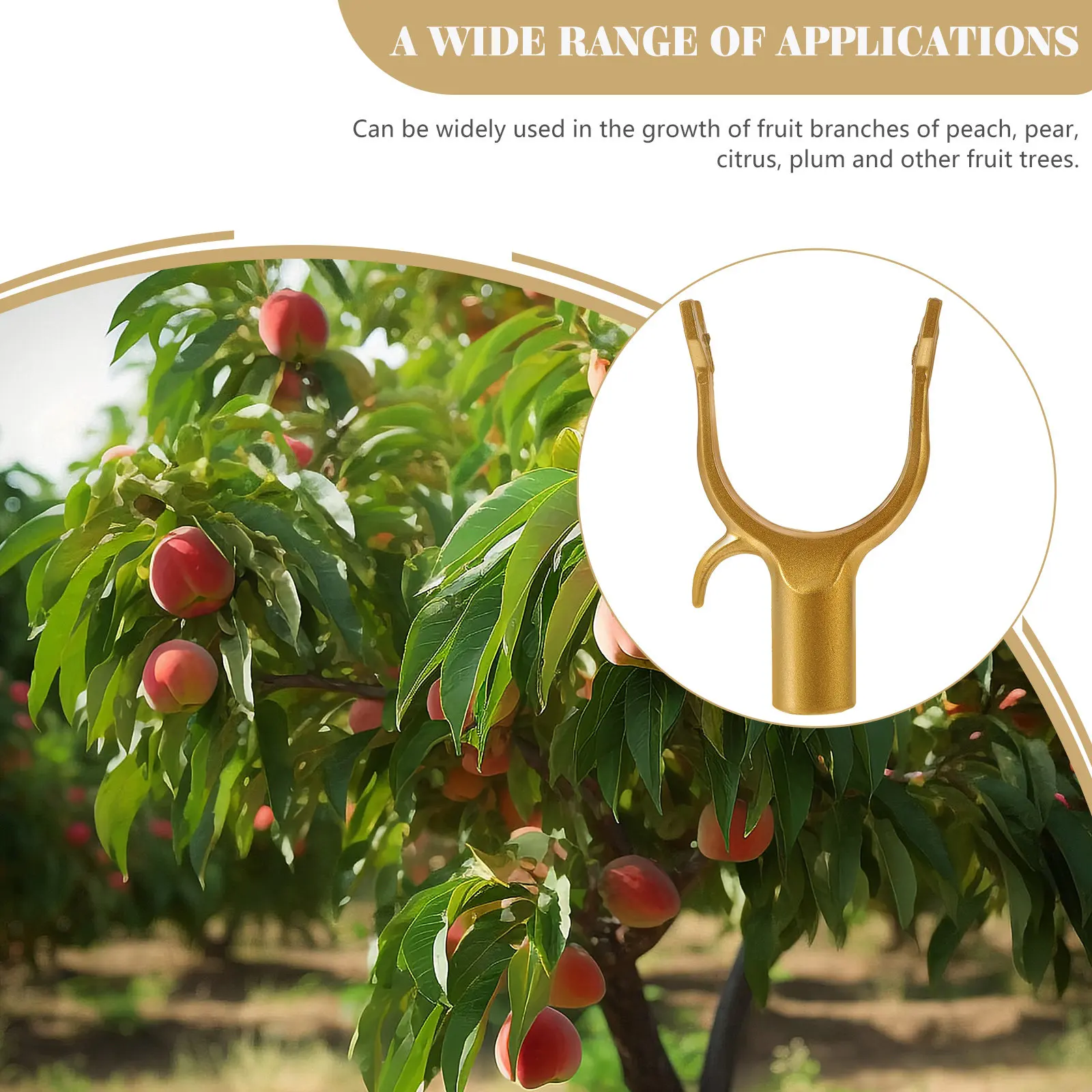 8Pcs Tree Branch Support Clips Heavy Duty Plant Support Clips for Vineyards Orchards Gardens Tomato Plants Bonsai Trunk