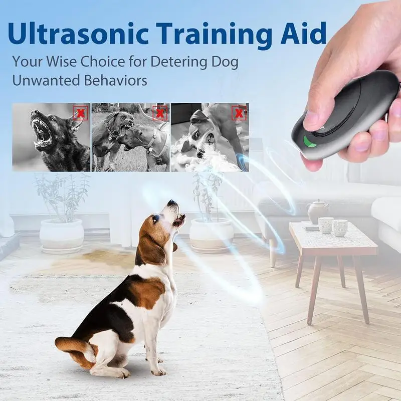 Sensitivities Pet Anti Barking Device Adjustable Ultrasonic Dogs Training Rechargeable Anti Barking Device Dogs Training Tool