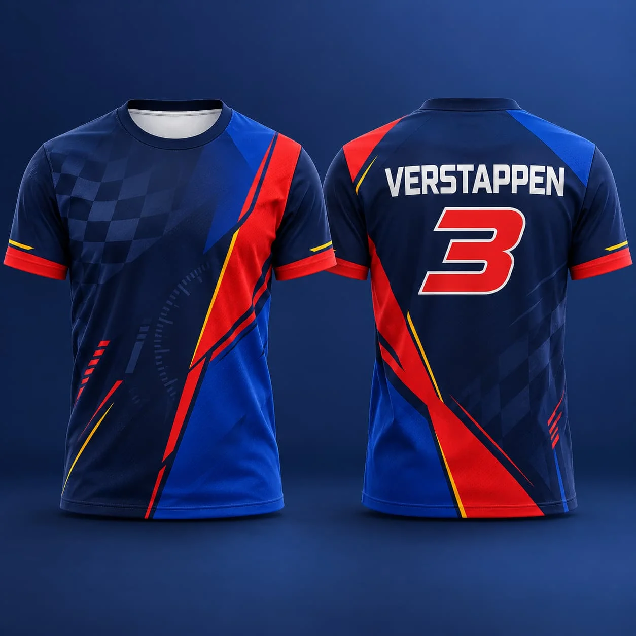 Max VER 3 Mens Graphic T Shirt Short Sleeve Racing Fan Apparel Fall Winter Casual Streetwear Motorsport Gift Unisex Daily Wear