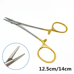 Dental Orthodontic Needle Holder forcep Mosquito Tweezer Multifunctional needle holder with scissors Oral Care Tool