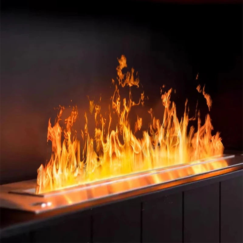 Mute Water Mist Electric Decorative Fireplace Humidifier Power 3D Flame Steam Fireplace Modern Remote Control Electric Fireplace