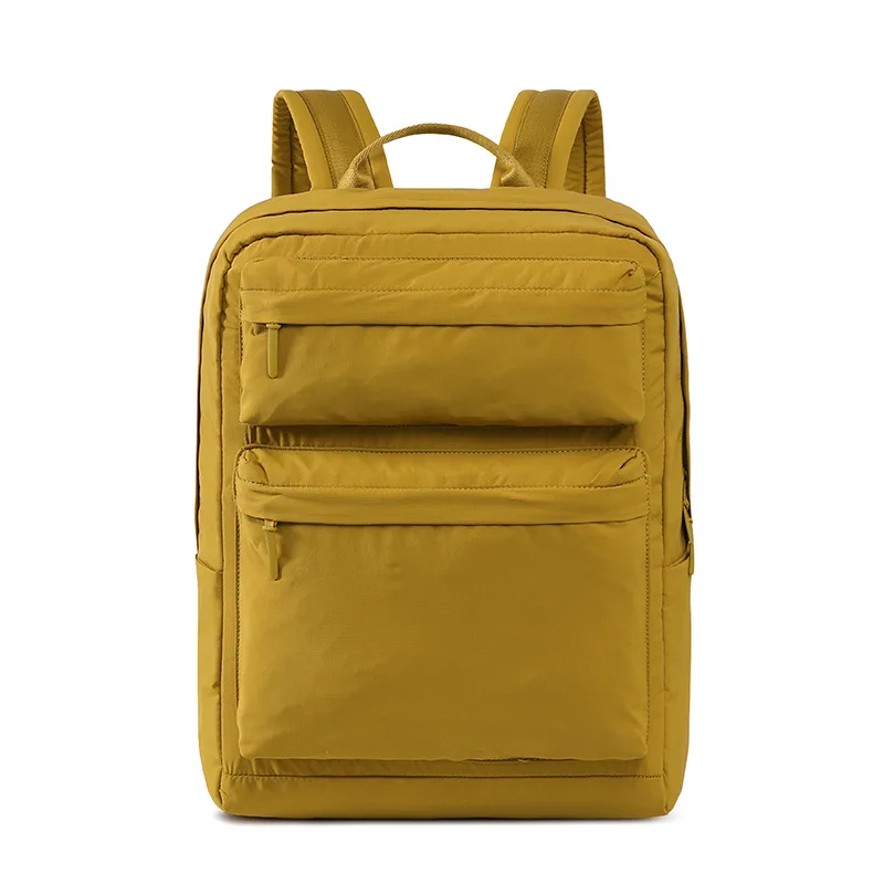 Artistic Casual Unisex Backpack Solid Minimalist Mini Backpack Students School Bags Urban Commuter Daypack Nylon Travel Rucksack