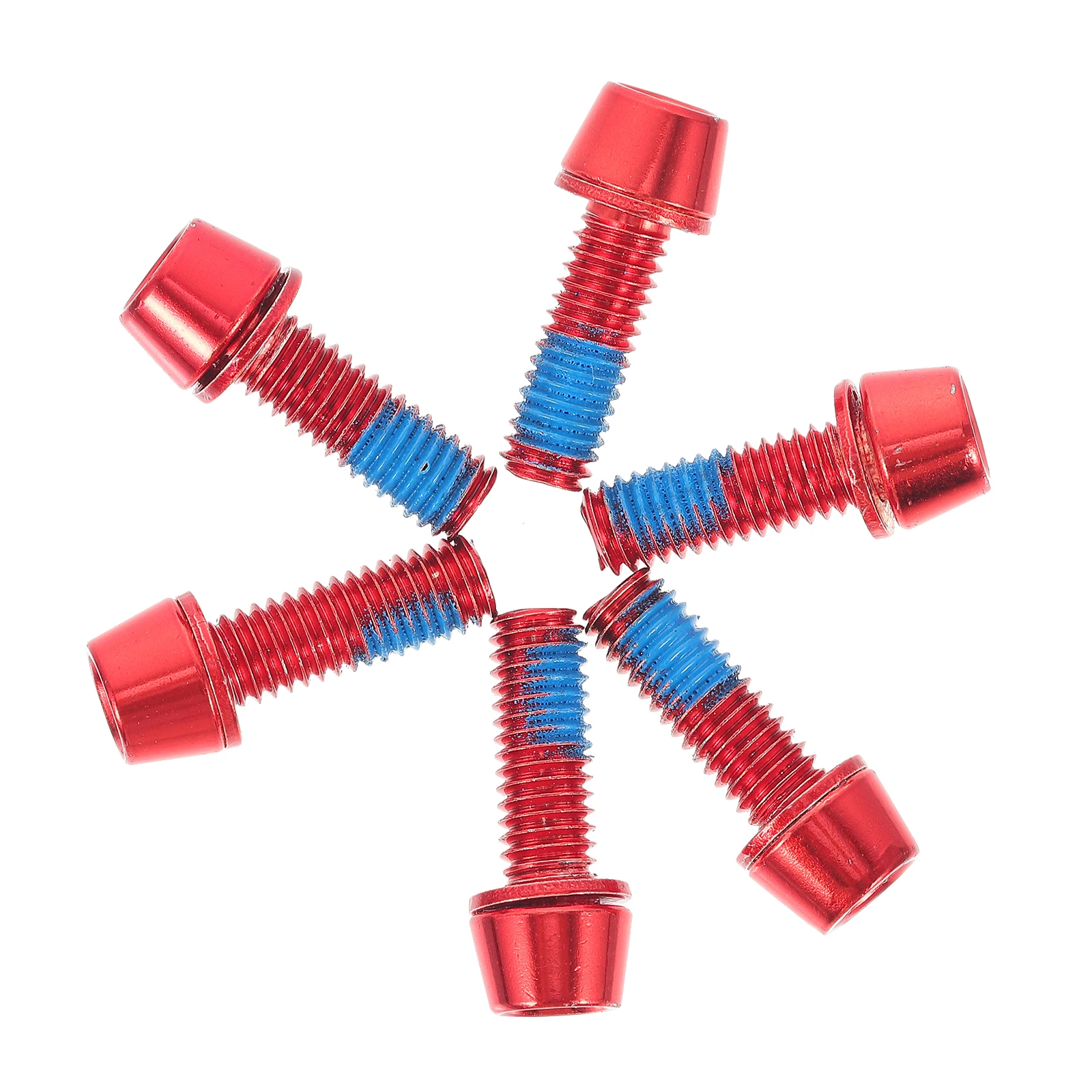 

6 Pcs Titanium Alloy Screws Durable Brake Disc Rotor Bolts Anti Corrosion Oxidation Cycling Supplies Bike Disk Brake KitRotor