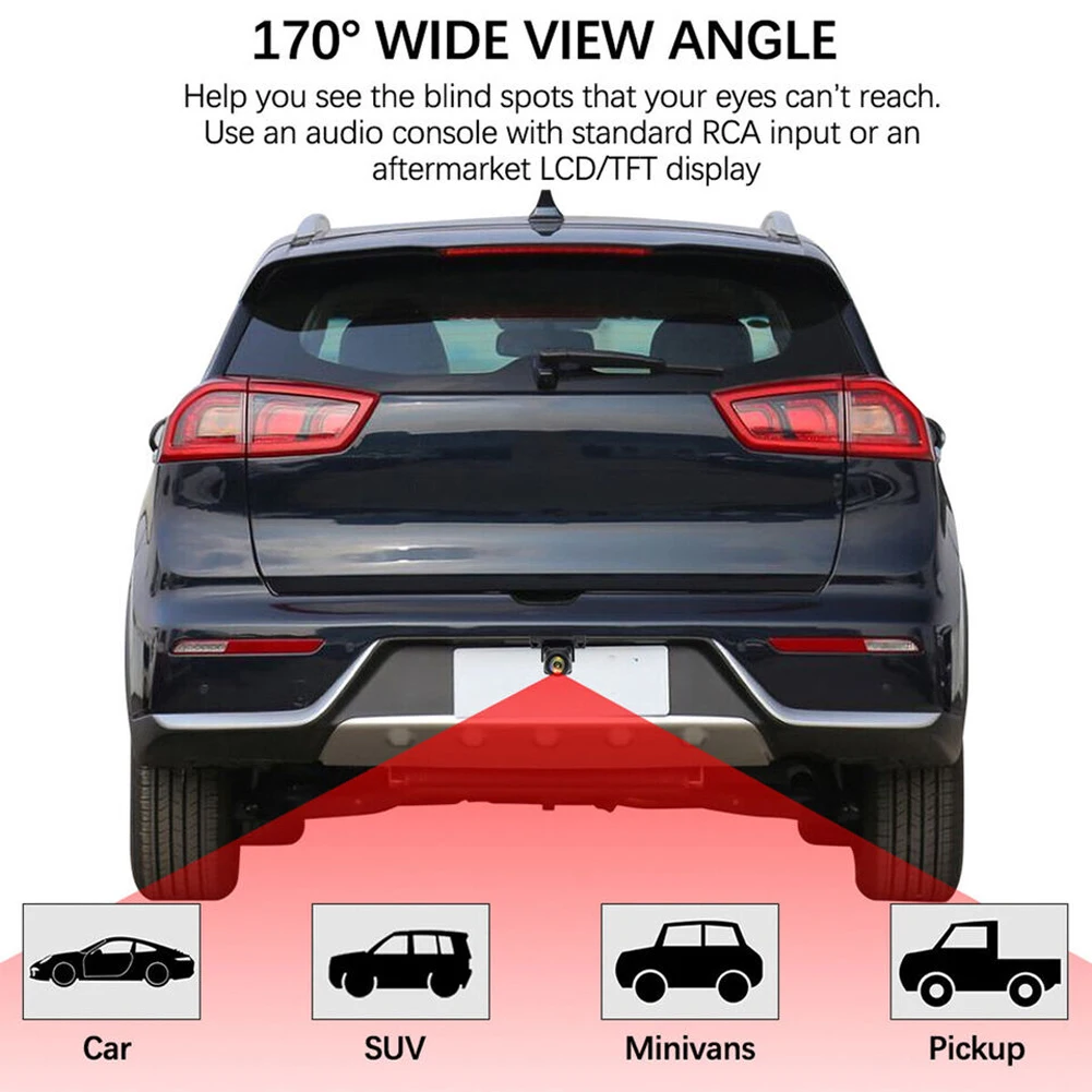 1080P Wide Angle Car Rear View Camera