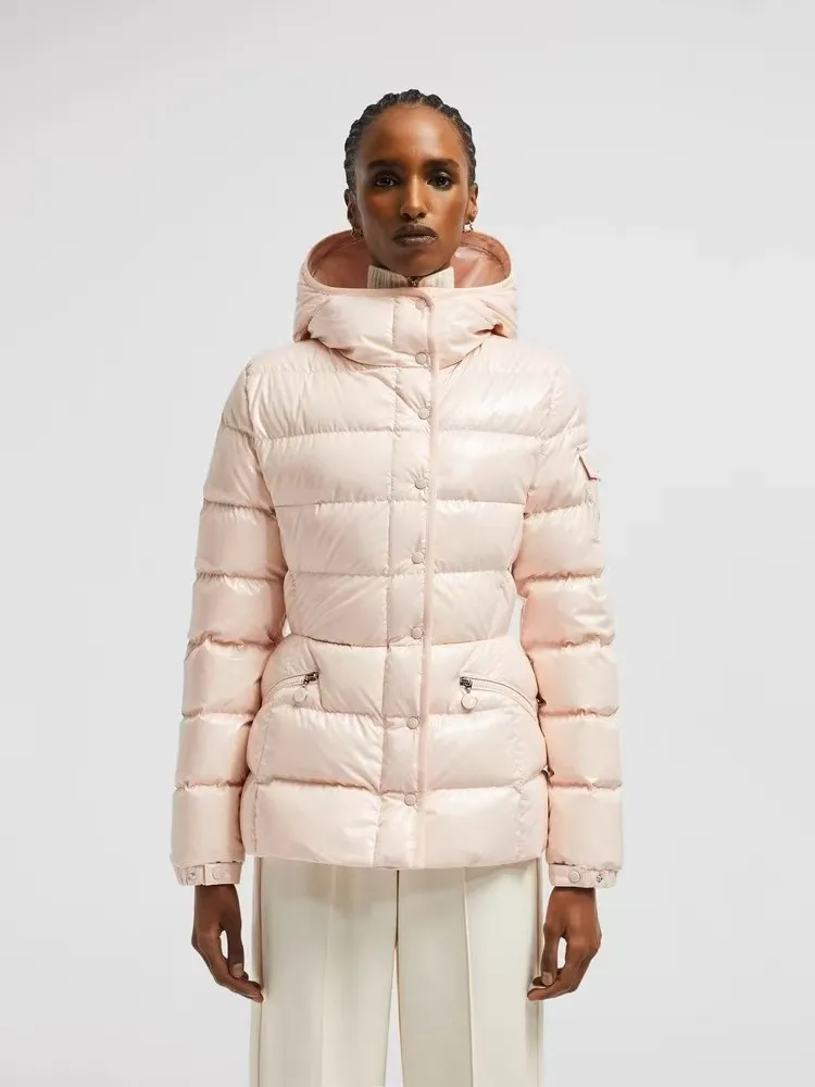 Doudoune femme hiver taille courte mince à capuche Non lavable chaud duvet de canard épaissi veste rembourrage nouveaux vêtements d'extérieur