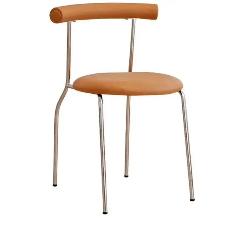 Nordic Dining Chairs Modern Beautiful Metal Dining Chair Vintage Ergonomic Home Chaises Salle Manger Kitchen Furniture