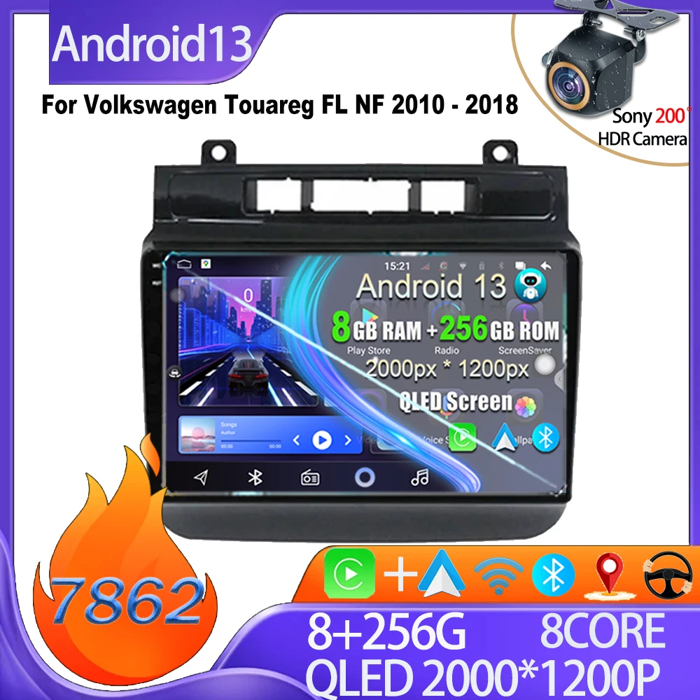 

For Volkswagen Touareg FL NF 2010 - 2018 Android Radio Touch Screen No 2din DVD Android Auto Wireless Carplay Mirror Link Wifi