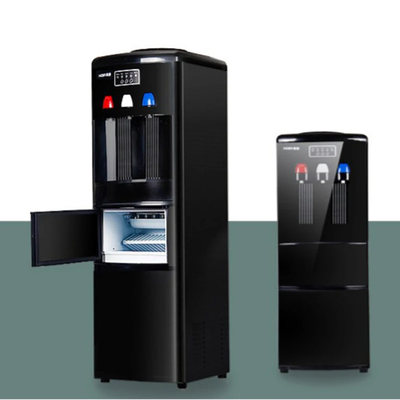 home bar commercial milk tea shop Round ice cube making machine Vertical water dispenser Multifunctional ice maker Small
