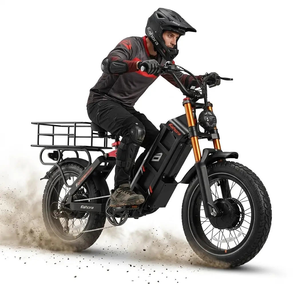 2026 5400W Juliet Pro 2 Electric Bike for Adults 43MPH Dual Motor 70Ah Ebike 200Miles Long Range Electric Bicycle, 20'' F image 3