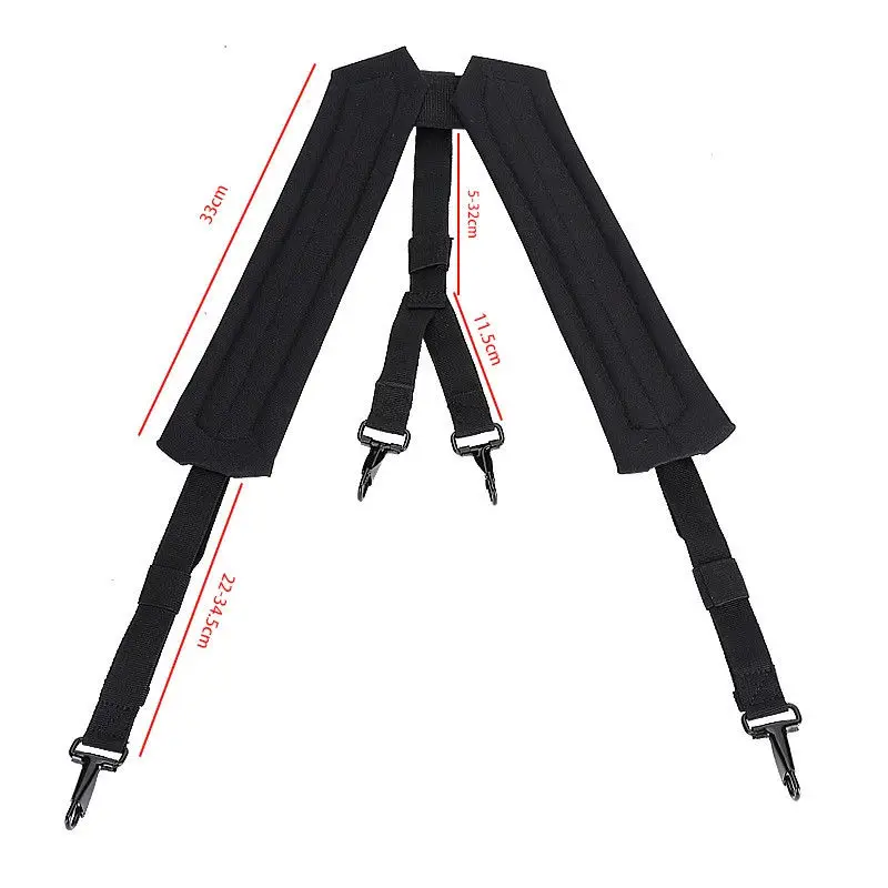 Outdoor military fans tactical y-type multi-purpose waist seal camera photography weight-bearing double shoulder chest strap