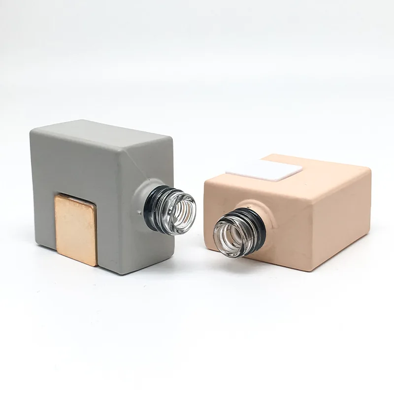 15ml mini garrafas vazias de esmalte com escovas recipiente de vidro de gel de unha recarregável pote cosmético manicure dispensador de óleo de beleza