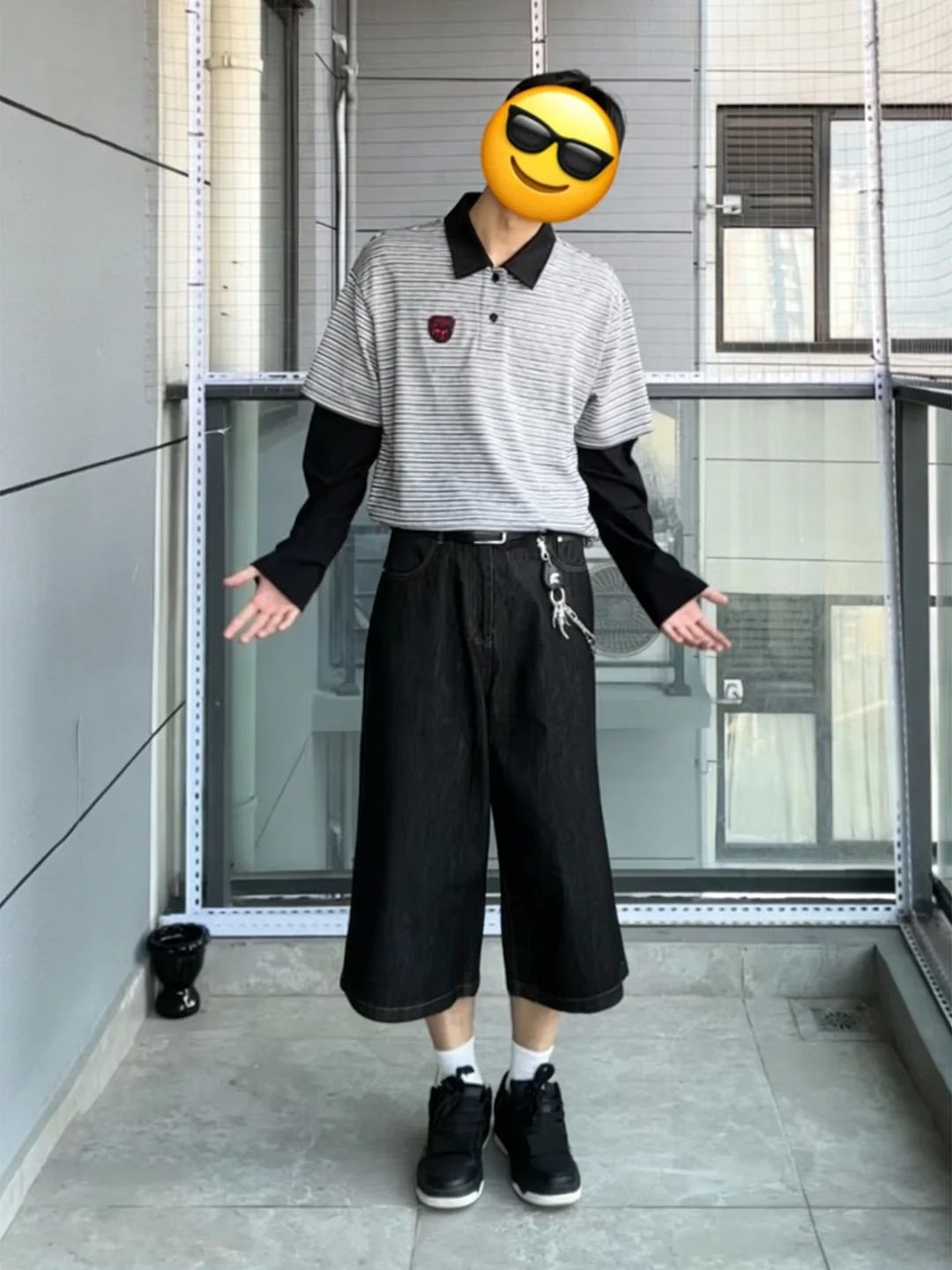 

Bla Original Denim Jeans Men Summer American Vibe Waed Casual Straight Wide Leg ort Jeans Trouser for Men Students Couples