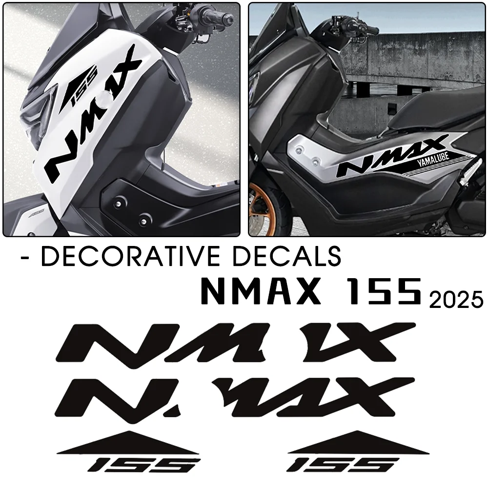 

2025 NMAX 155 NMAX 155 декоративные наклейки для YAMAHA N MAX 155 N-MAX 155 аксессуары наклейки графический комплект NMAX декоративная наклейка