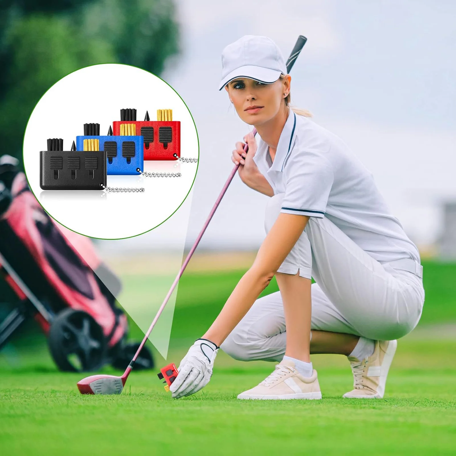 3 in 1 格納式ゴルフクリーナーツール 軽量で持ち運びが - Golf Equipment To Improve Your Game のレビューと価格