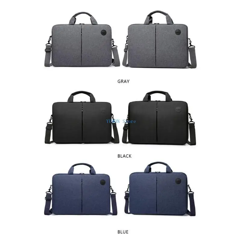 D0UD حقيبة كمبيوتر محمول رفيعة، حقيبة كروس، حقائب كتف للكمبيوتر المحمول حتى 15.6 بوصة
