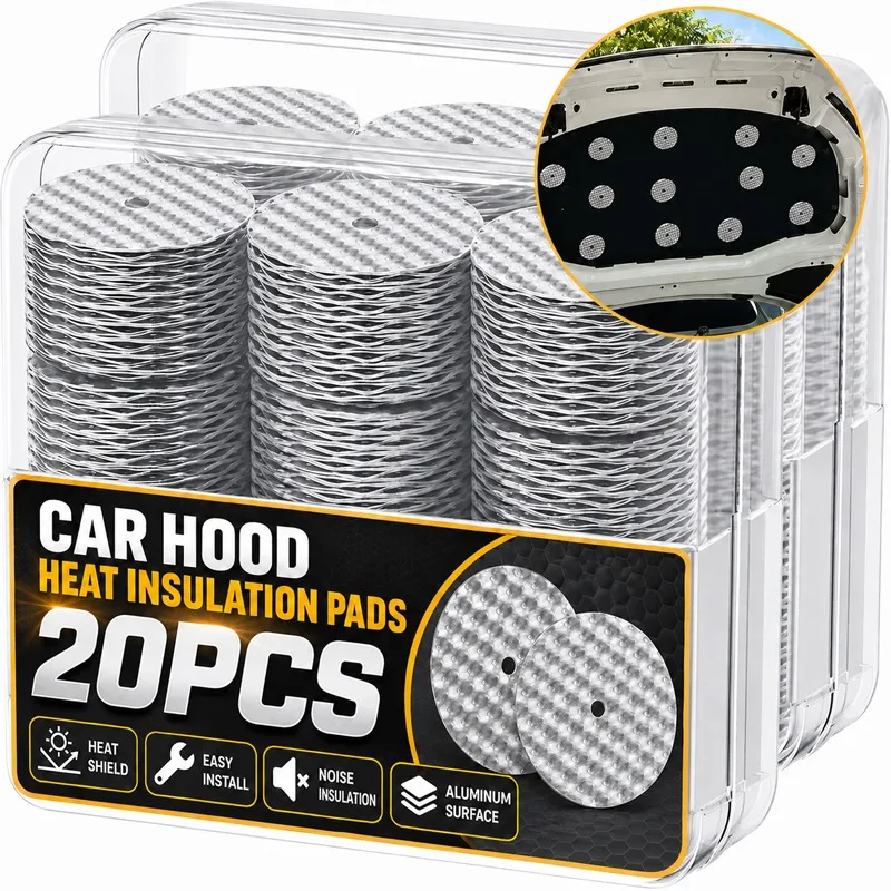 1-20PCS Car Heat Shield Aluminum Gasket for Volkswagen Audi Exhaust Pipe Insulation Front Panel Fixing Repair Kit Protection Mat