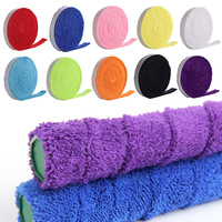 1 Reel 10m Towel Glue Grip Badminton Tennis Racket Overgrips Tape Racket Grip Grip Non-Slip Tape Band Sweat Badminton