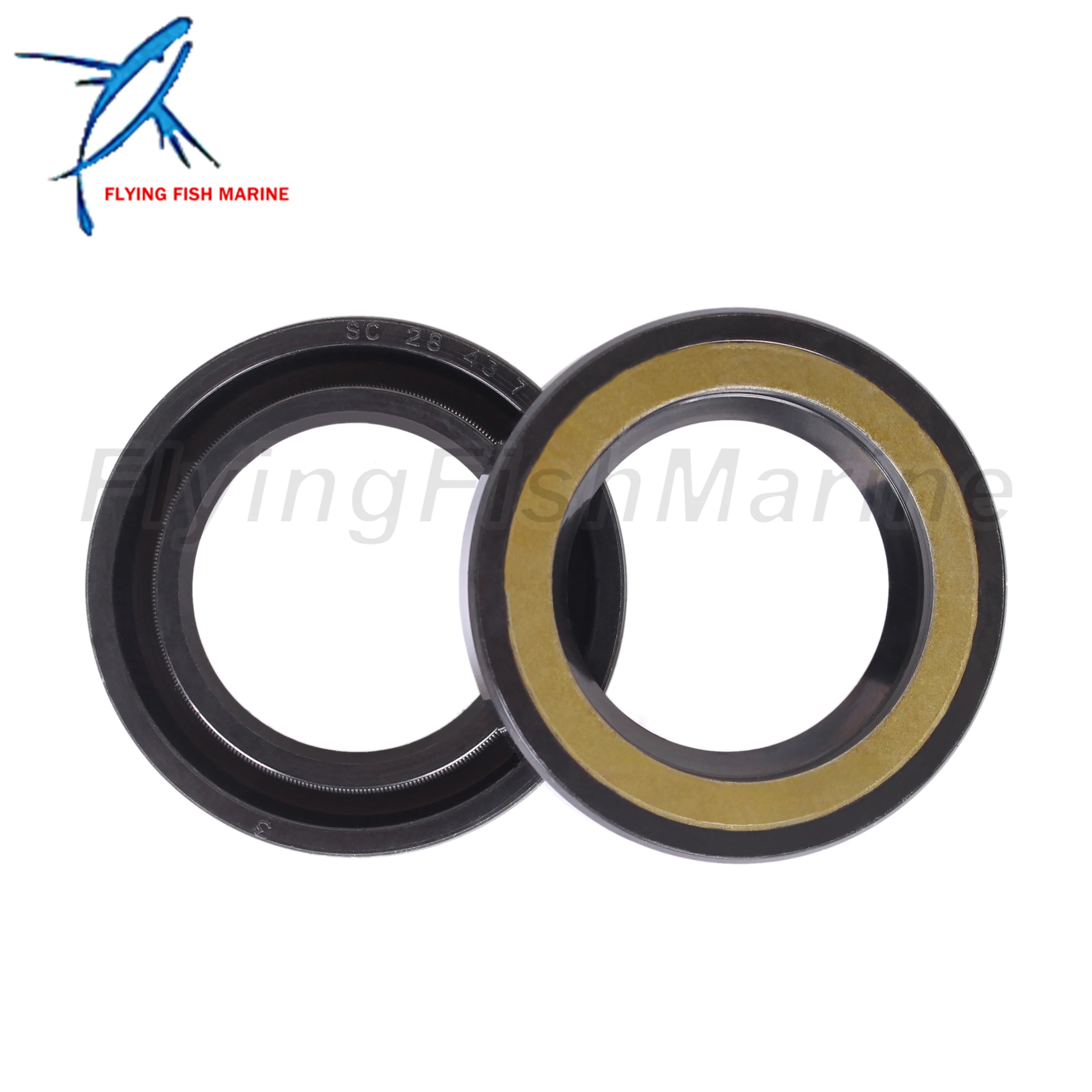 

Outboard Engine 93101-28M16 93101-28M16-00 18-0265 Drive Shaft Driveshaft Water Pump Oil Seal for Yamaha 115HP- 300HP, 2pcs