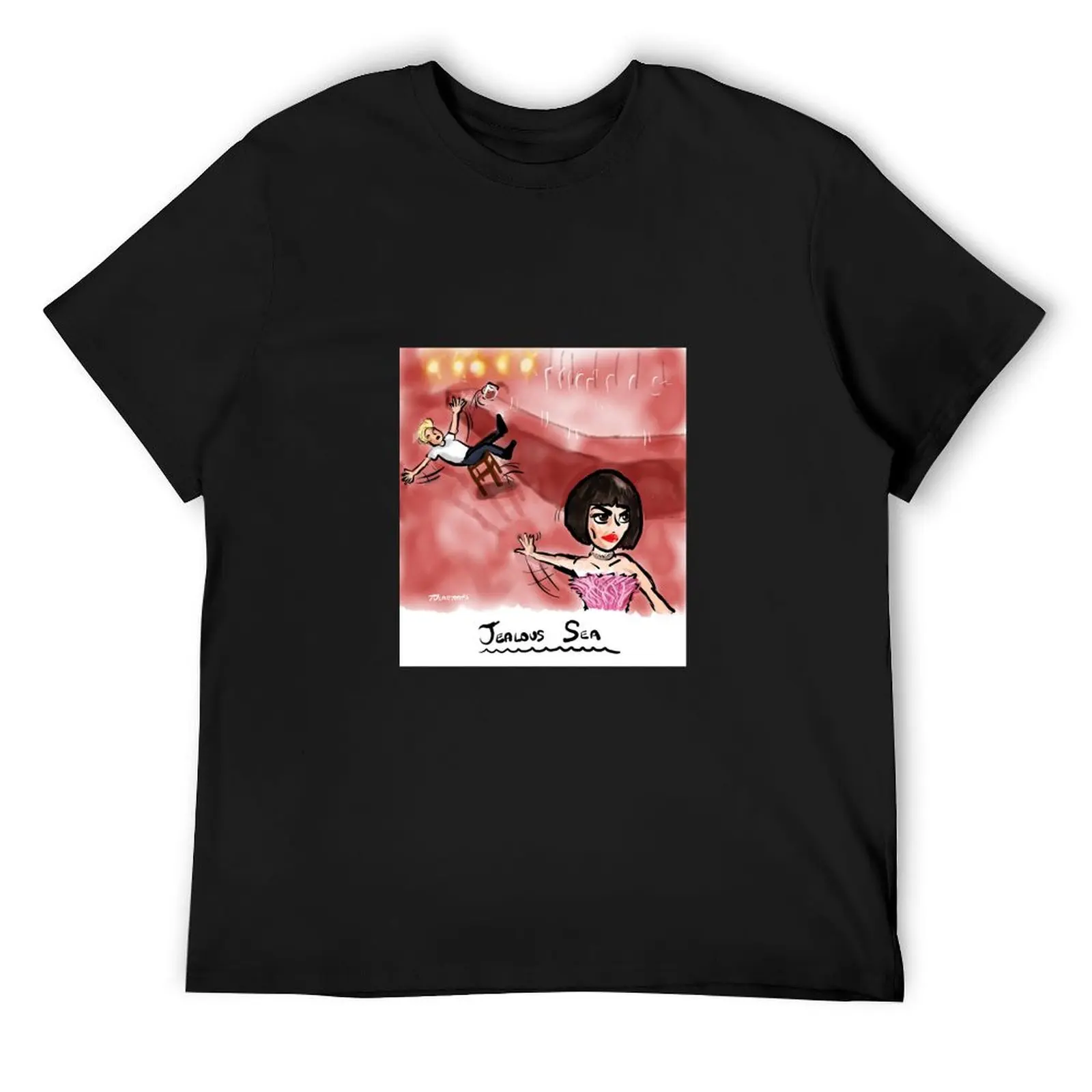 

Jealous Sea - Meg Myers T-Shirt customs cute tops anime Short sleeve tee plain black t shirts men