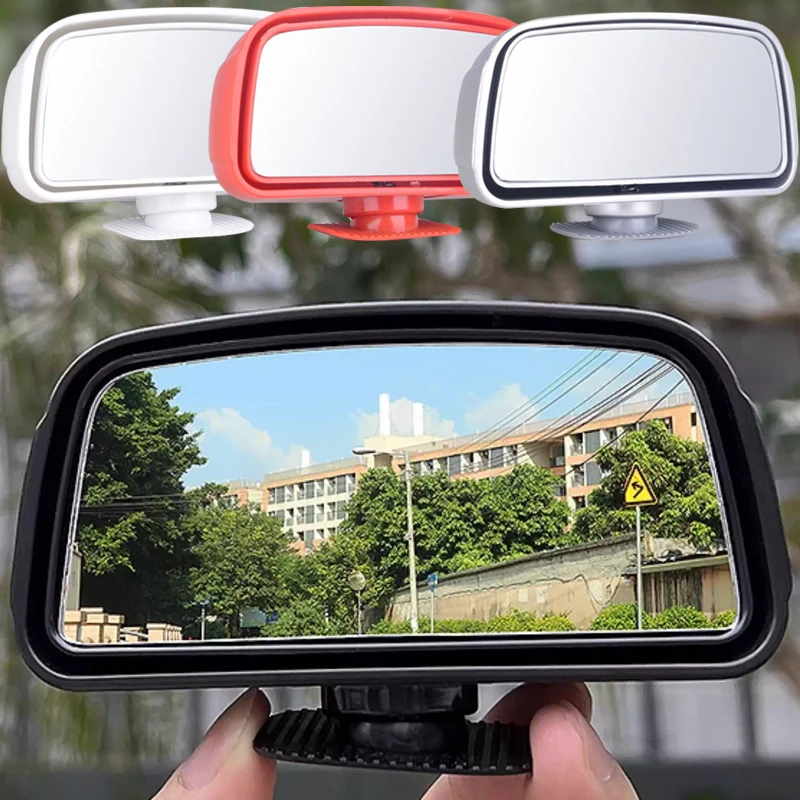 Universal Car Accessories Car 360 Degree Mirror Auxiliary Rear View Mirror Adjustable Wide Angle Side Rear Mirror Blind Spot
