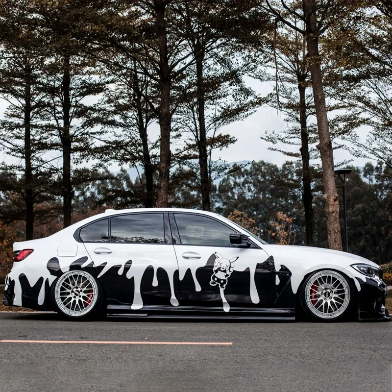 Factory Price Customize High Quality Racing Design Car Wrapping Vinyl Films Air Bubble Free Printed Vehicle Vinyl Wrap