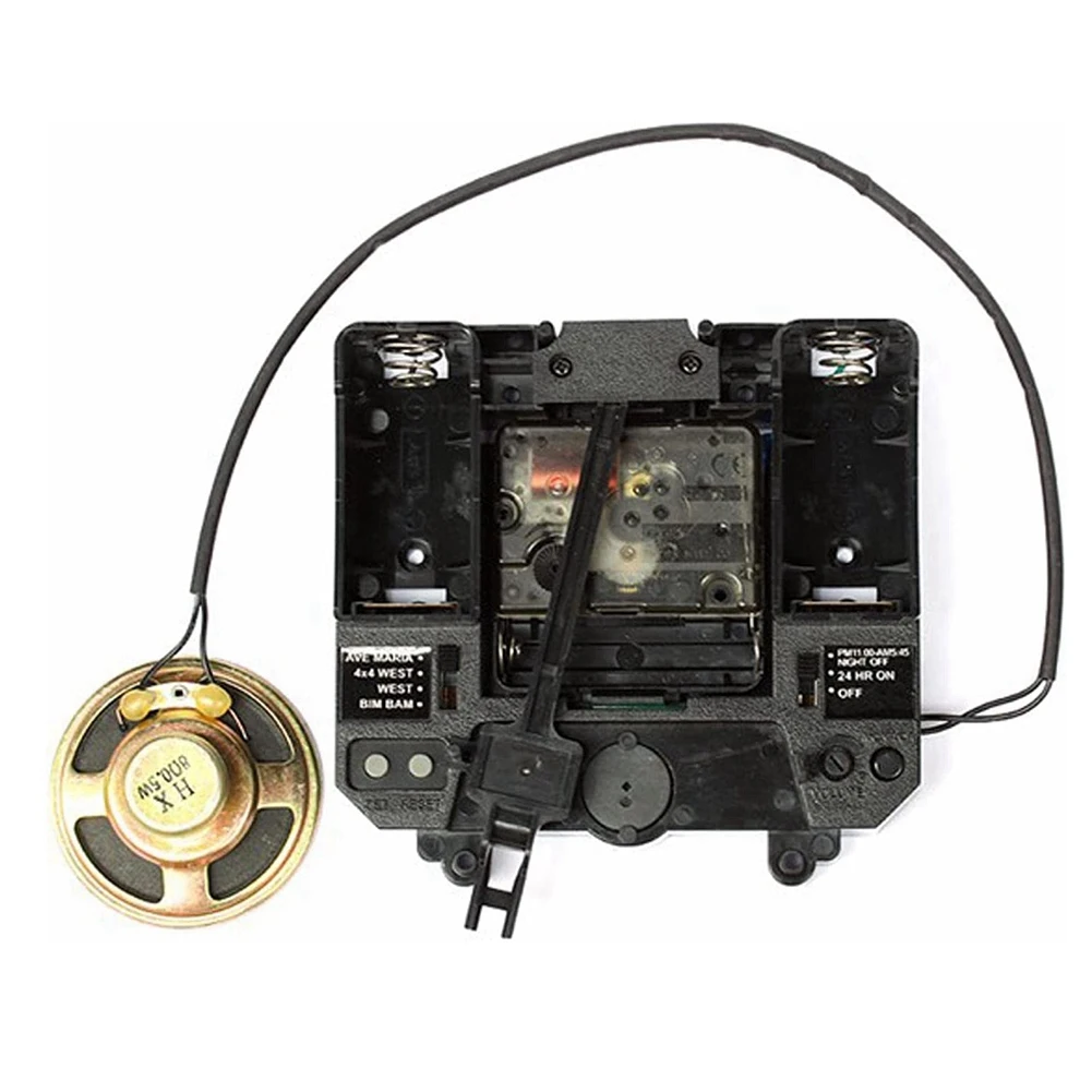 Pendulum Clock Movement Music Box Silent Sweep Quartz Mechanism Wall Clock Replacement Part